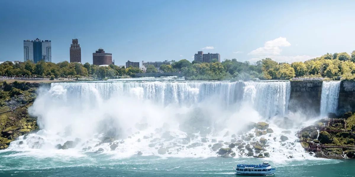 Aerial View Of Niagara Falls