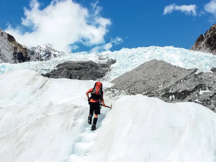 Hiking Trekking Mountains Winter