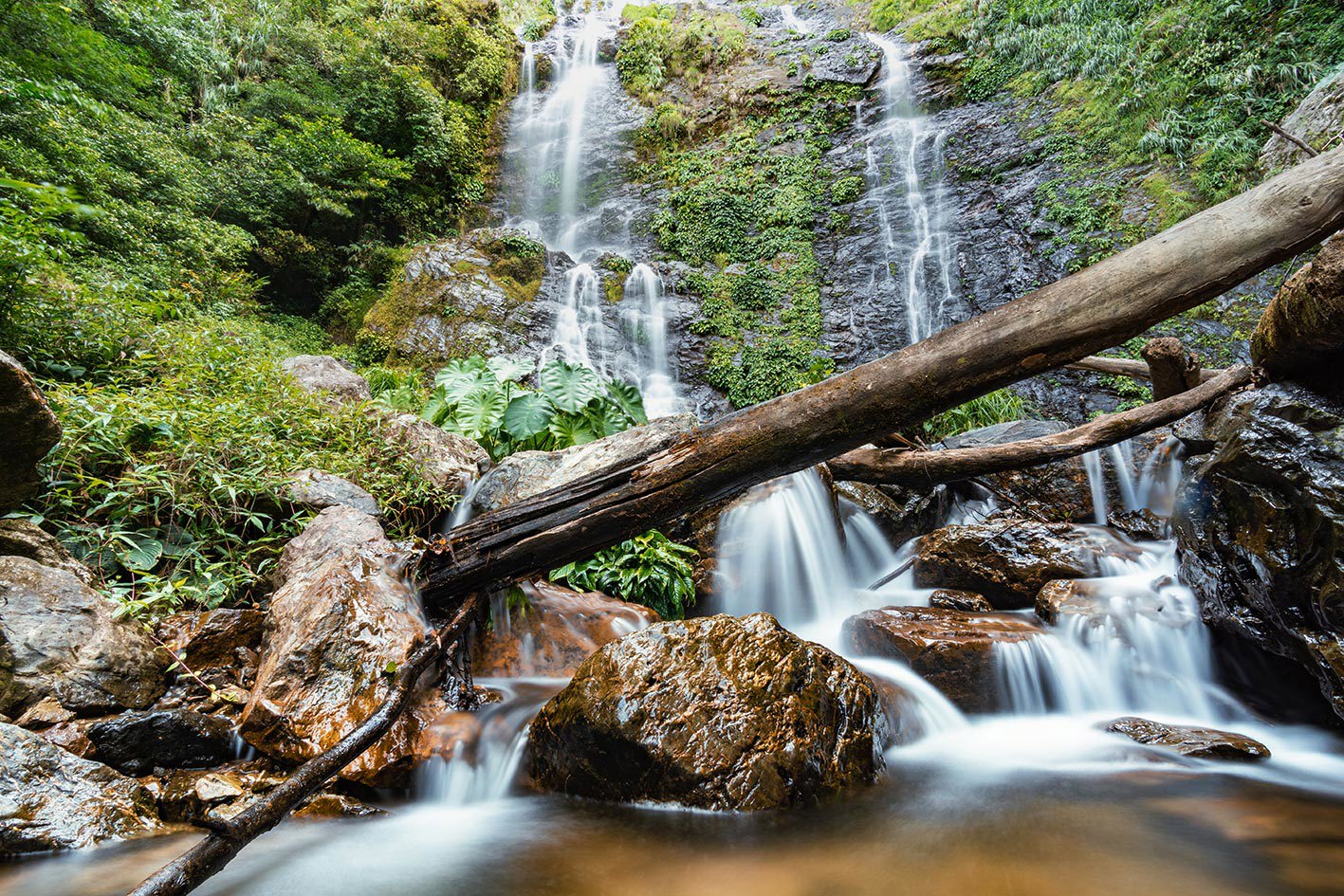 Trek to Langanan Waterfall