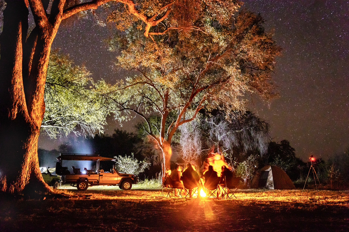 Campfire In South Africa