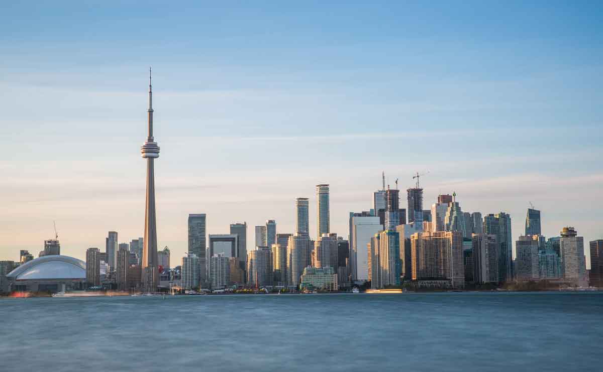 The CN Tower And Toronto Skyline