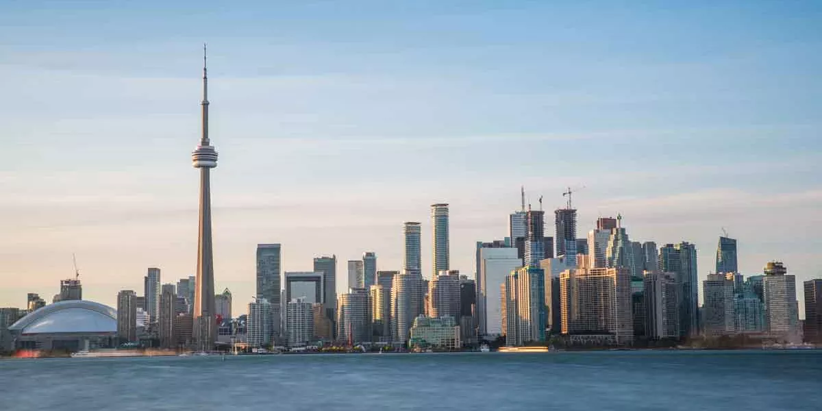 The CN Tower And Toronto Skyline