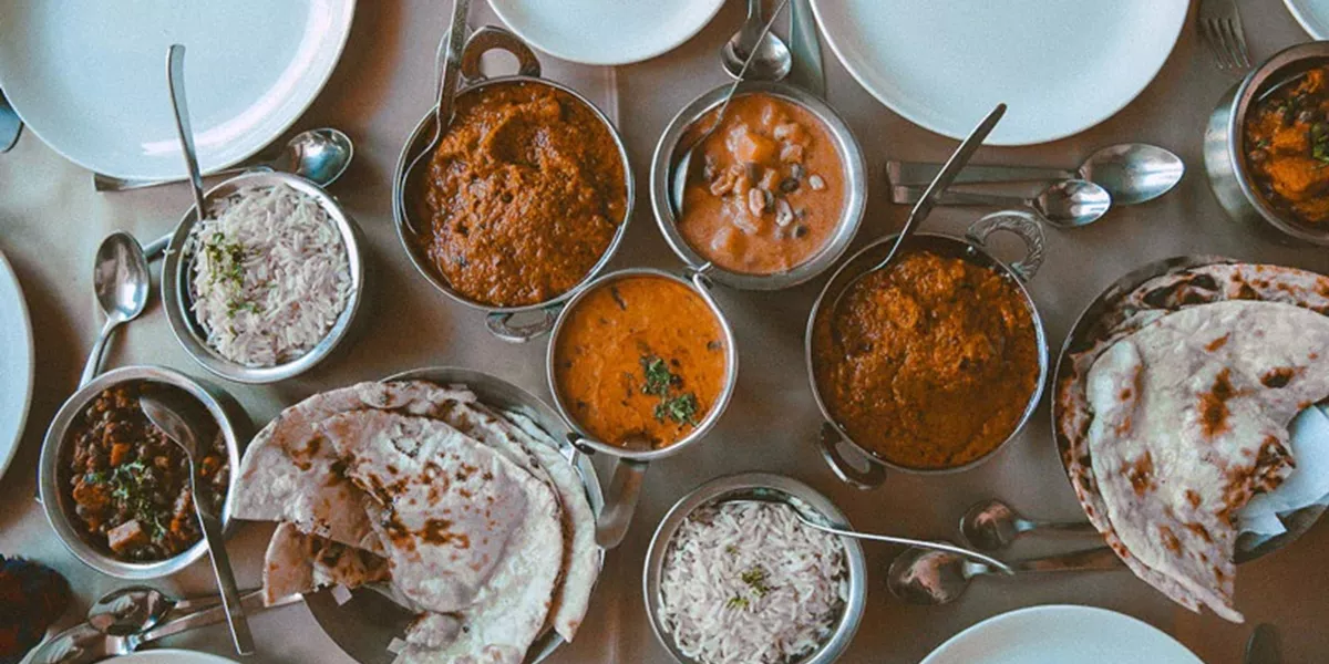 Asian Feast with Traditional Local Dishes