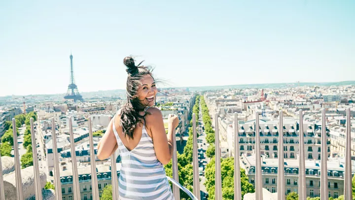 The Eiffel Tower in Paris, France