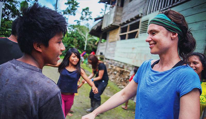 Visit in Amazon Village