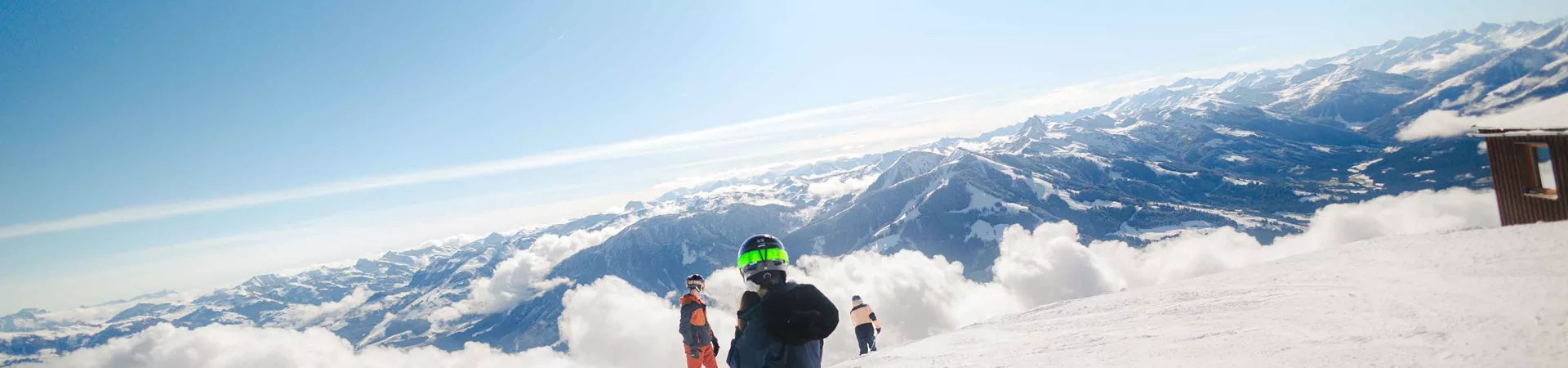 Scenic Image Of Skiier In Austria