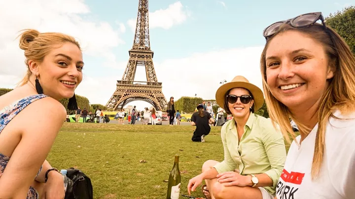The Eiffel Tower in Paris, France