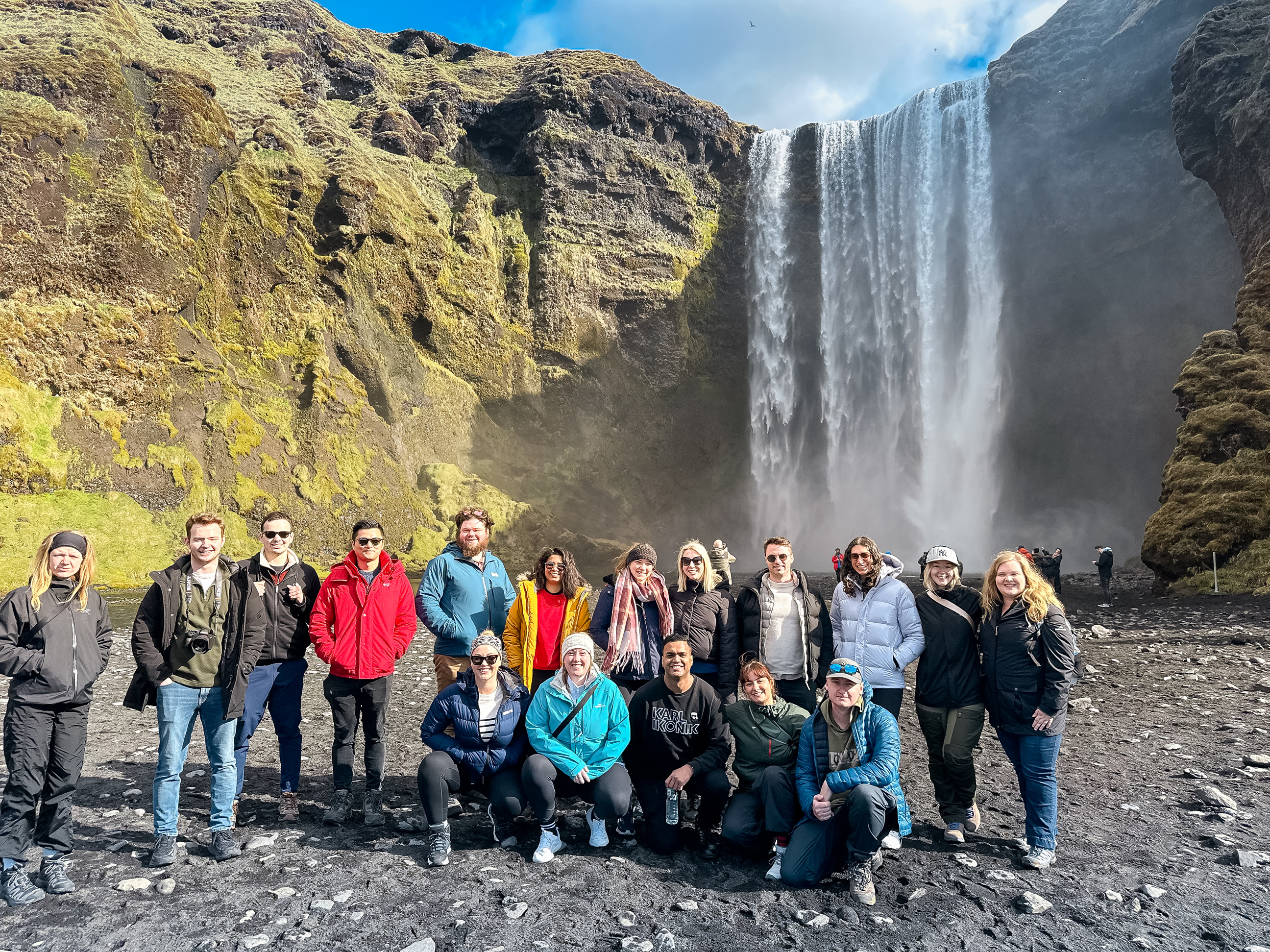 Gawp at the spectacular Seljalandsfoss and Skógafoss waterfalls