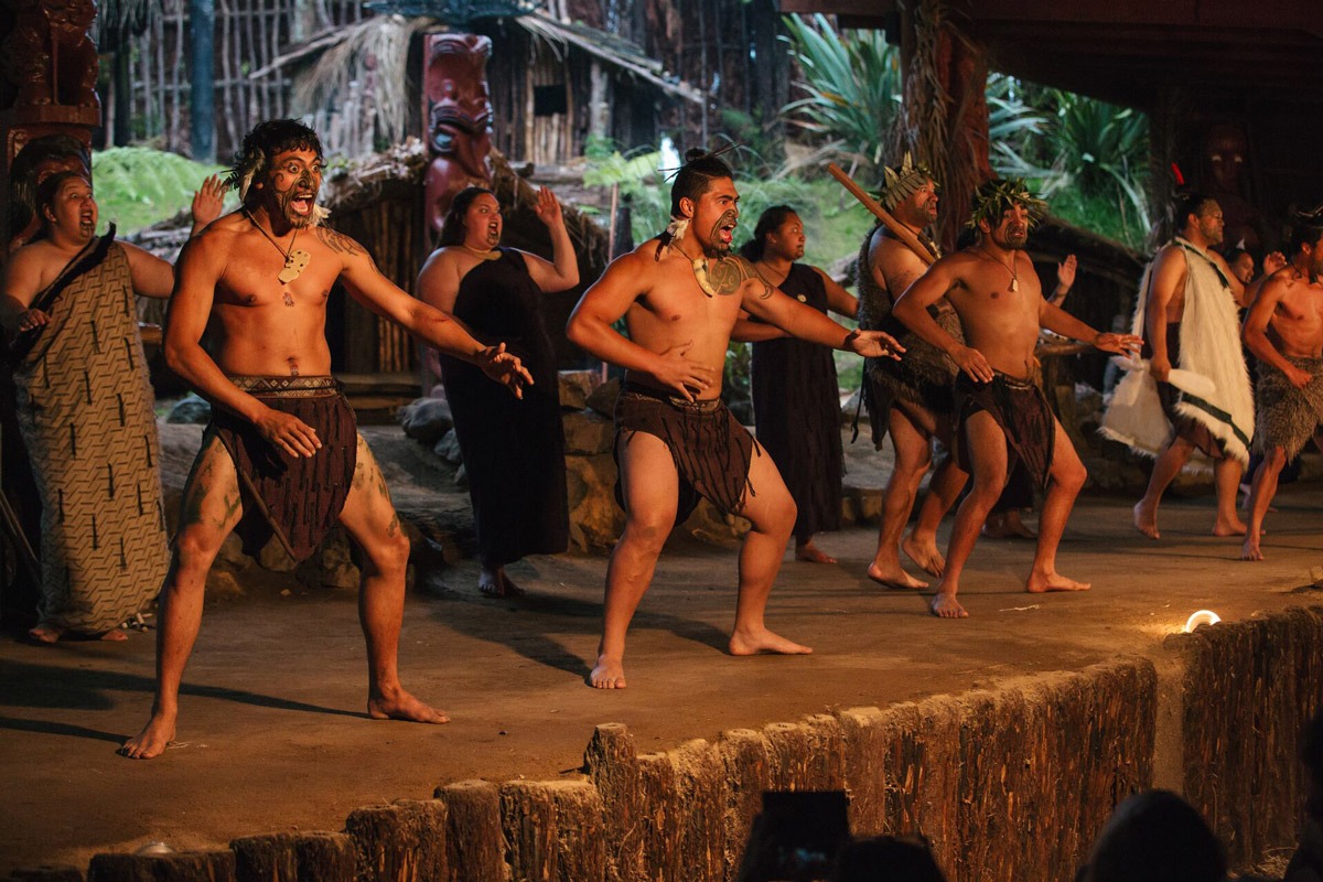 Maori New Zealand traditional performance