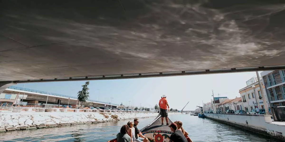 People On Boat In Portugal