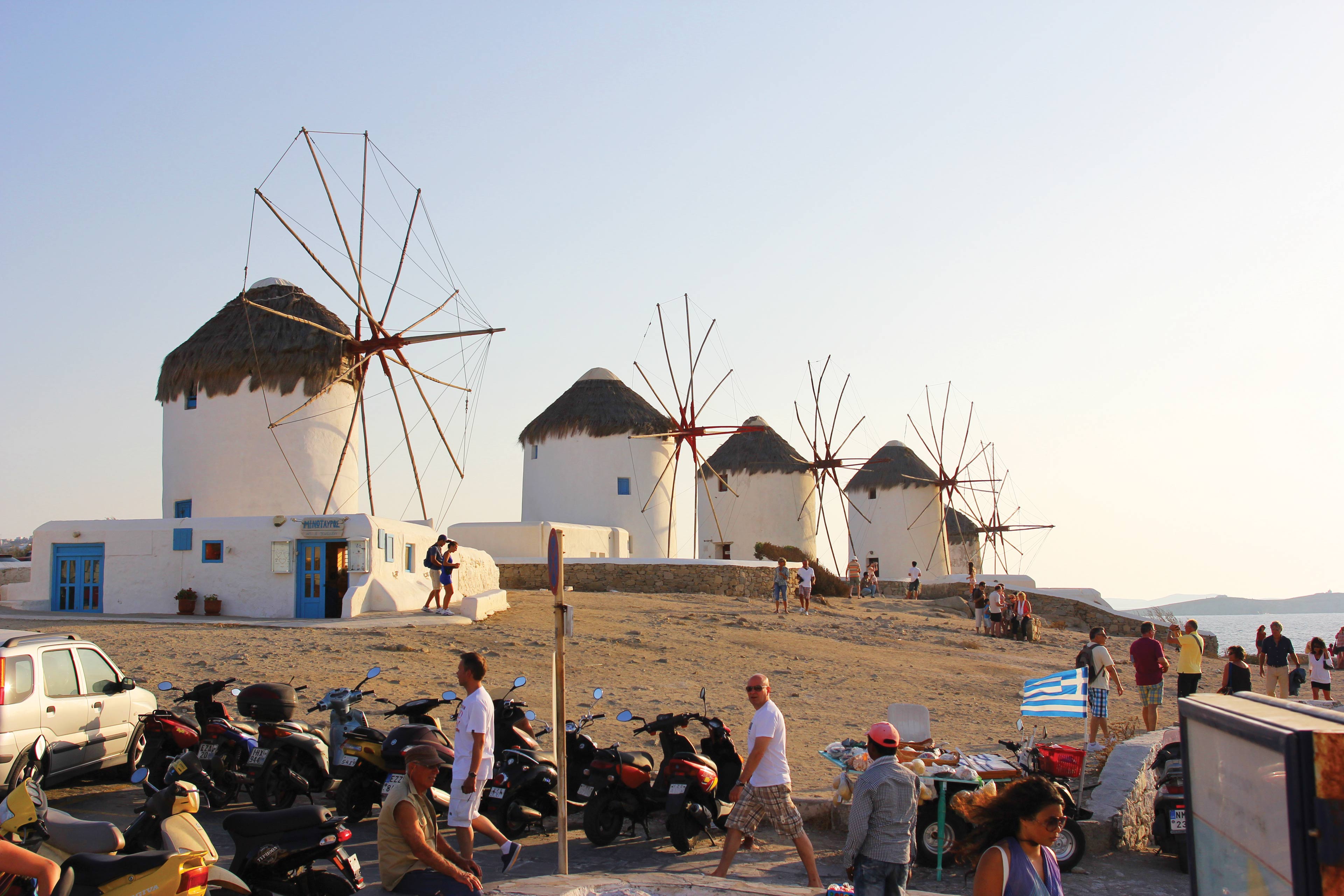 Windmills In Mykonos