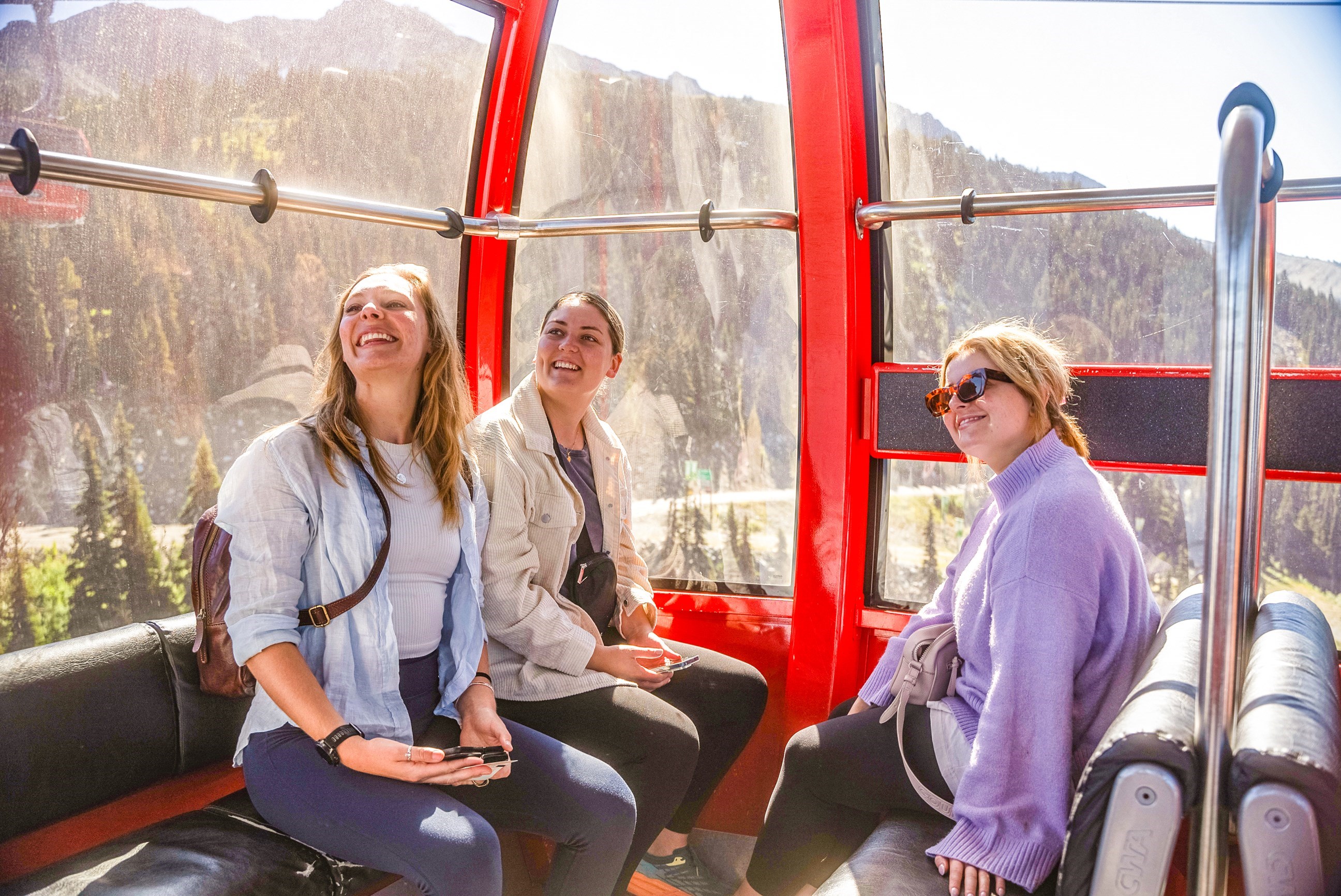 Peak 2 Peak Gondola at Sun Peaks in Canada 