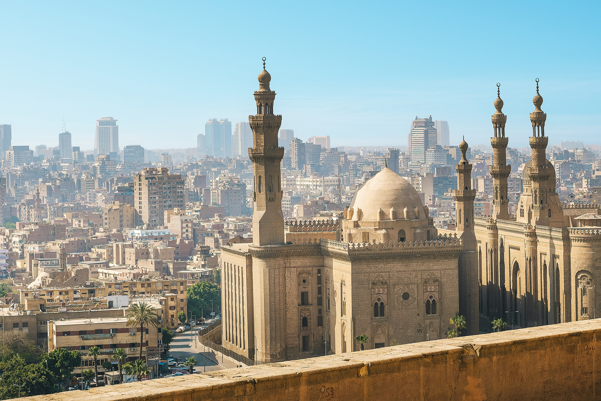 The view from the Citadel Salah Al Din, Cairo, Egypt
