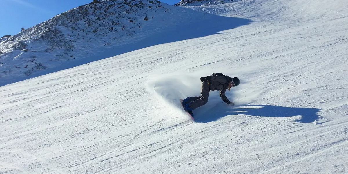 Man Skiing In Austrian Alps