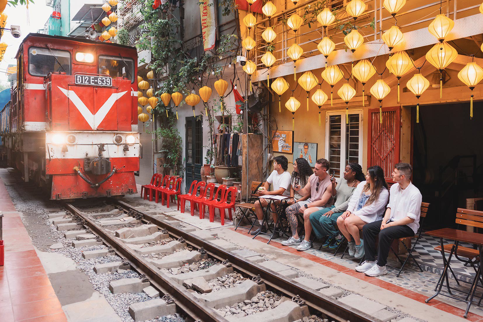 Sip Egg Coffee on Hanoi’s Train Street