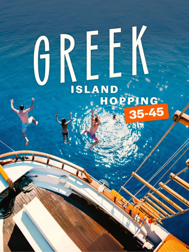 Greek Island Hopping 35 to 45 Tour