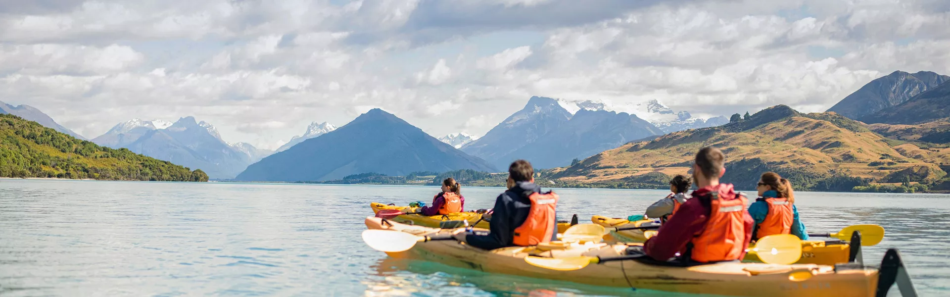 People In Kayak In New Zealand