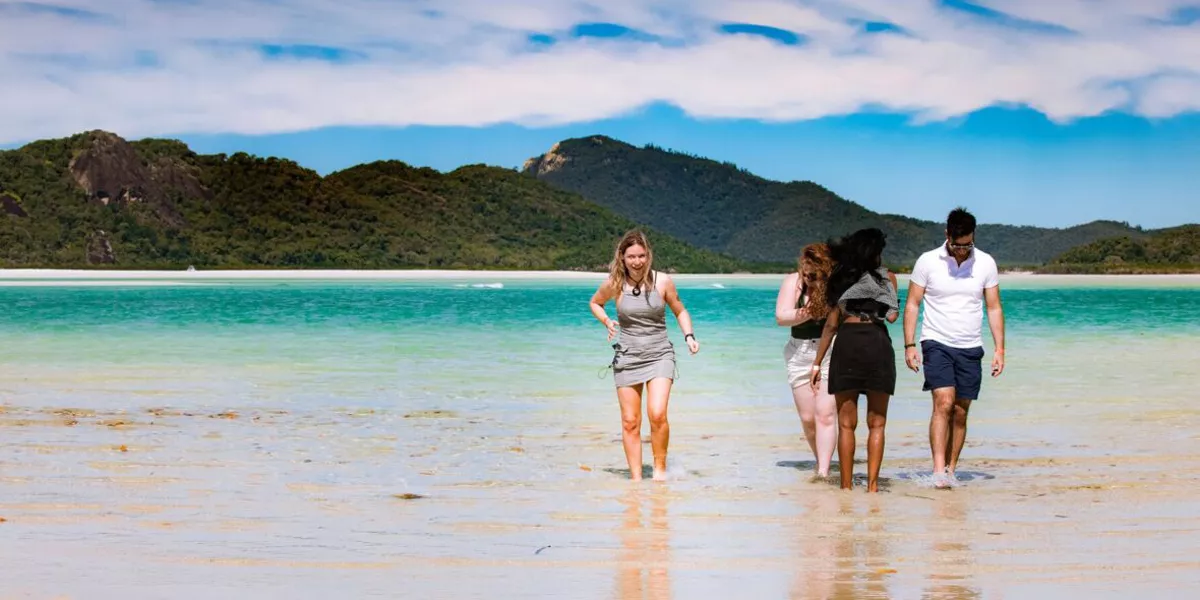 Group On A Beach