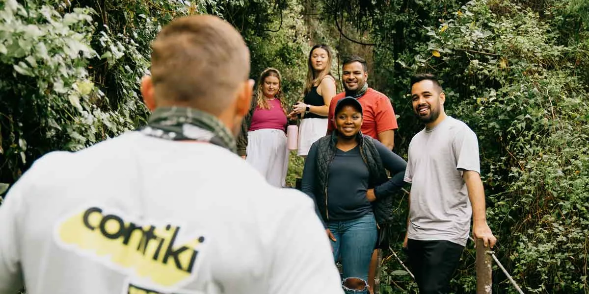 Group Of Travelers In South Africa