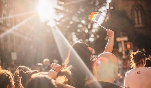 LGBTQ march