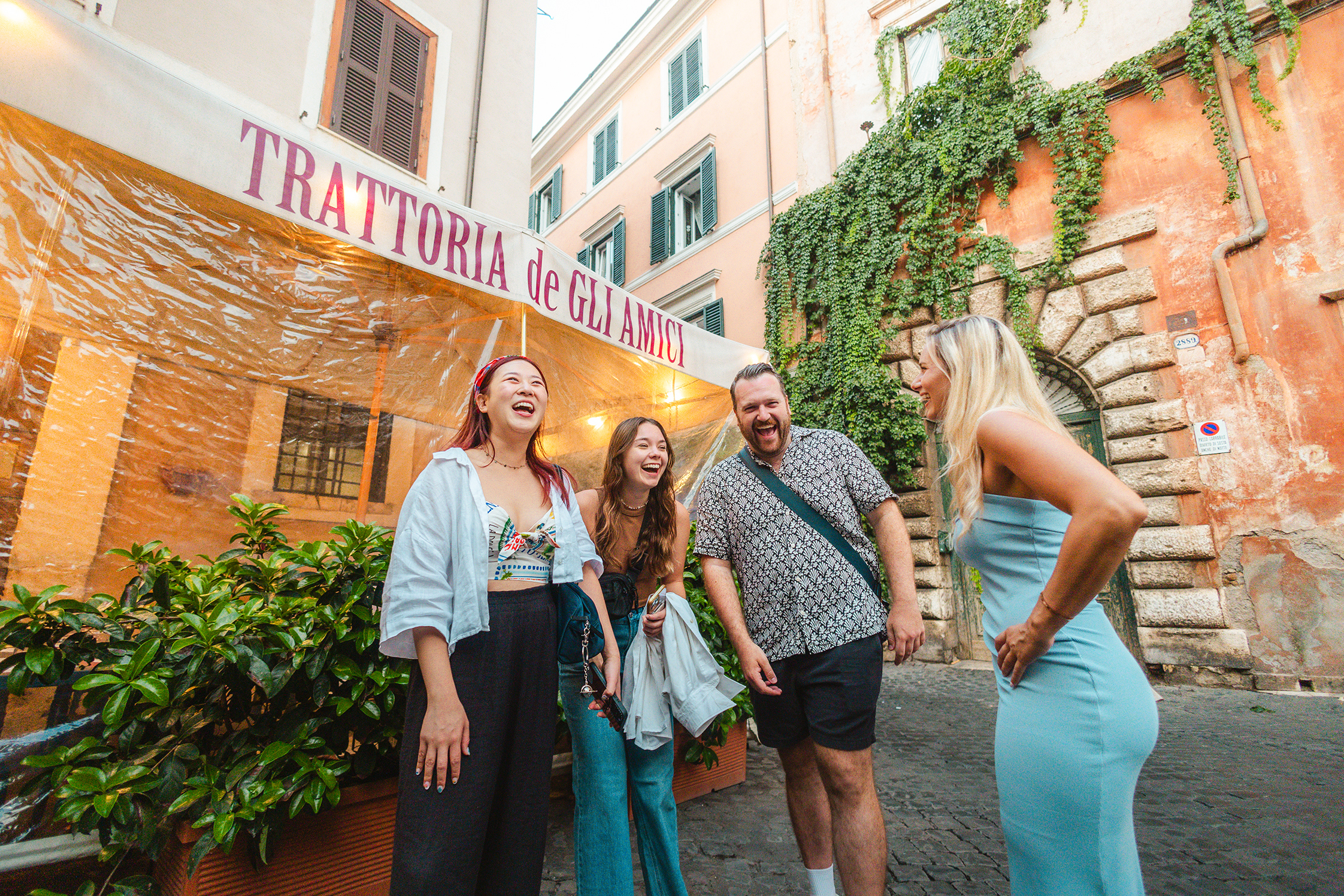 Dinner at La Trattoria de Gli Amici MAKE TRAVEL MATTER ® Experience