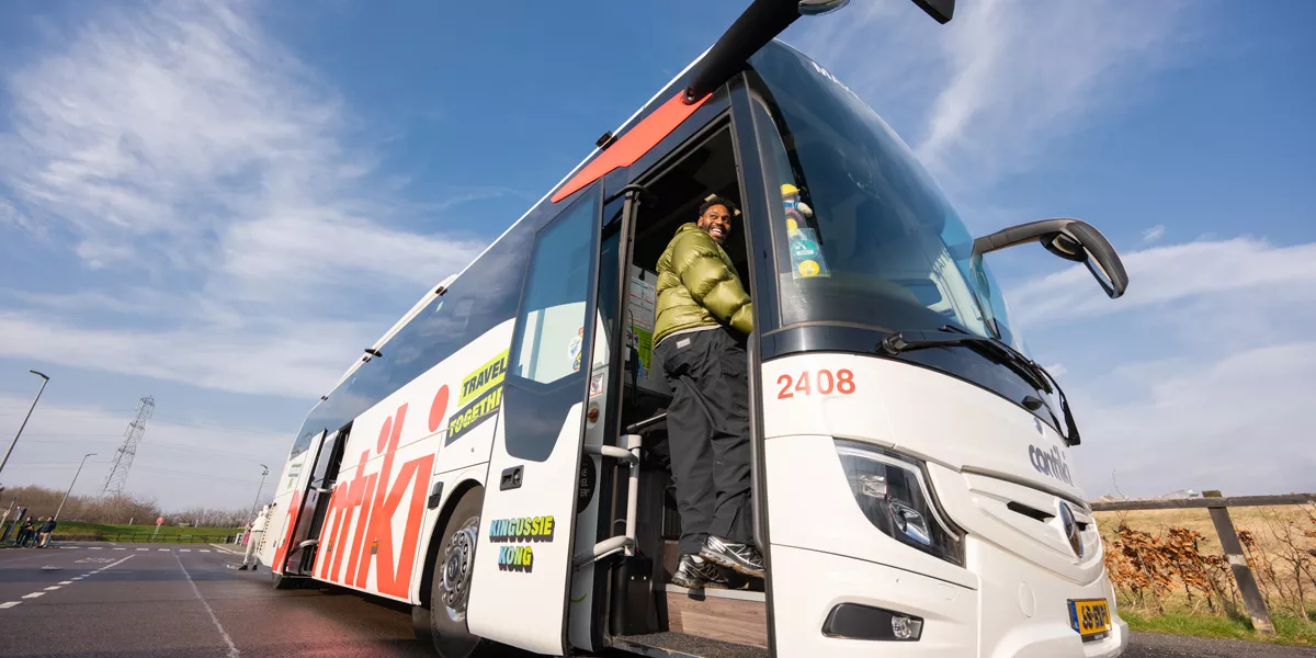 Boarding A Contiki Coach