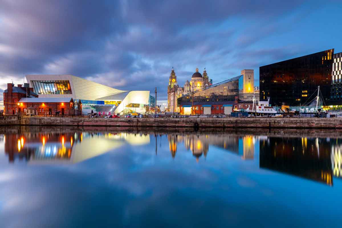 Liverpool Docks At Night
