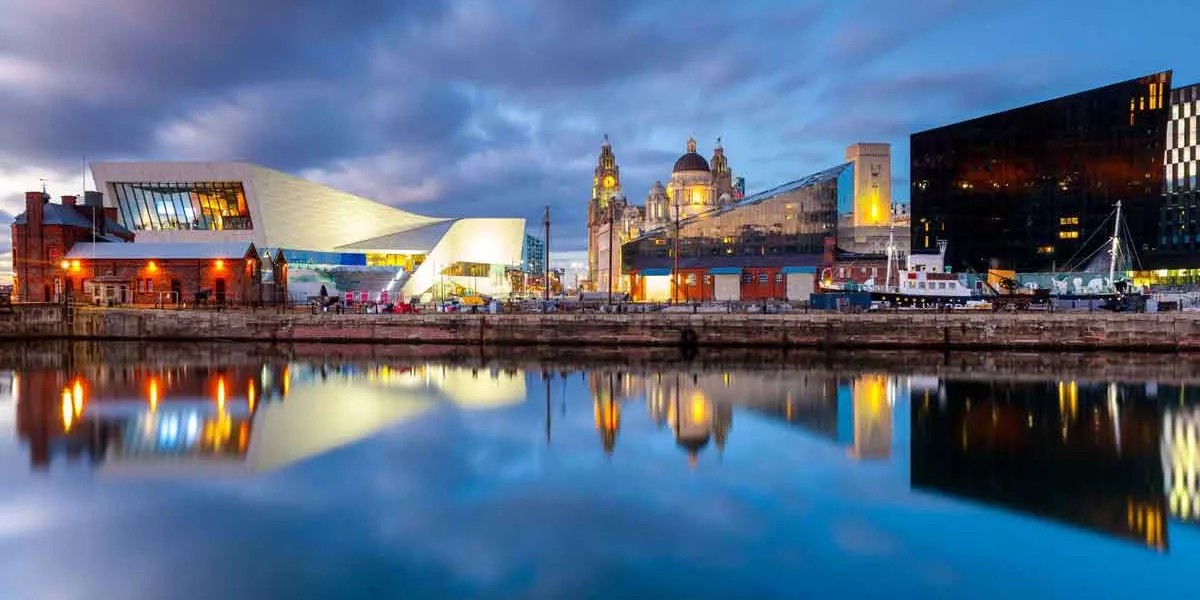 Liverpool Docks At Night