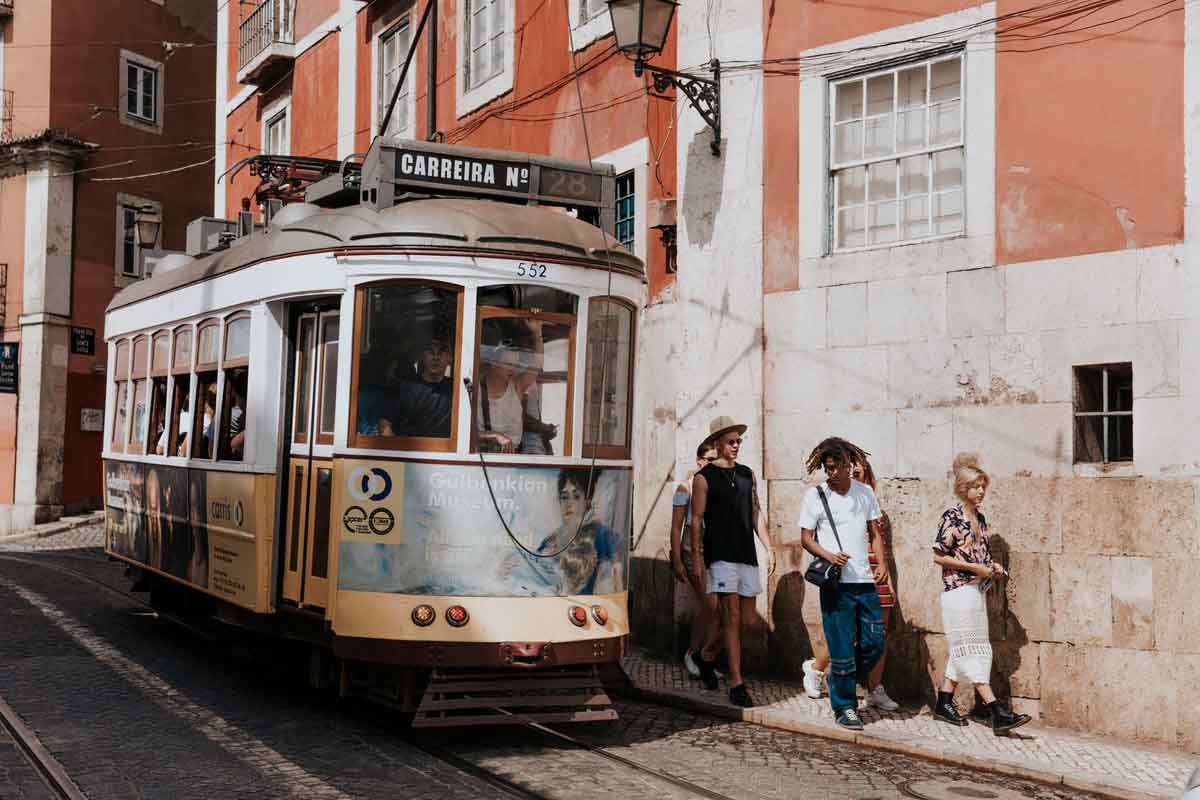 Tram In Lisbon