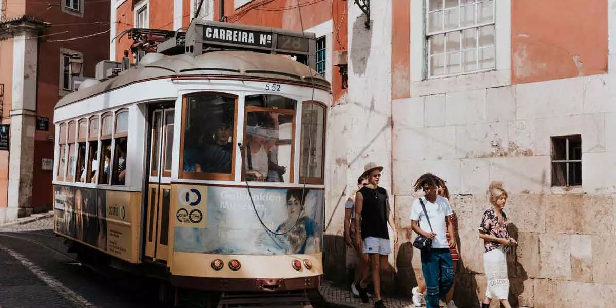 Tram In Lisbon