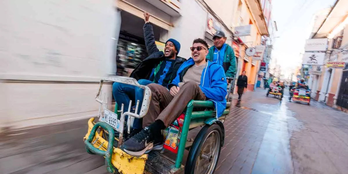 Travelers In Peru