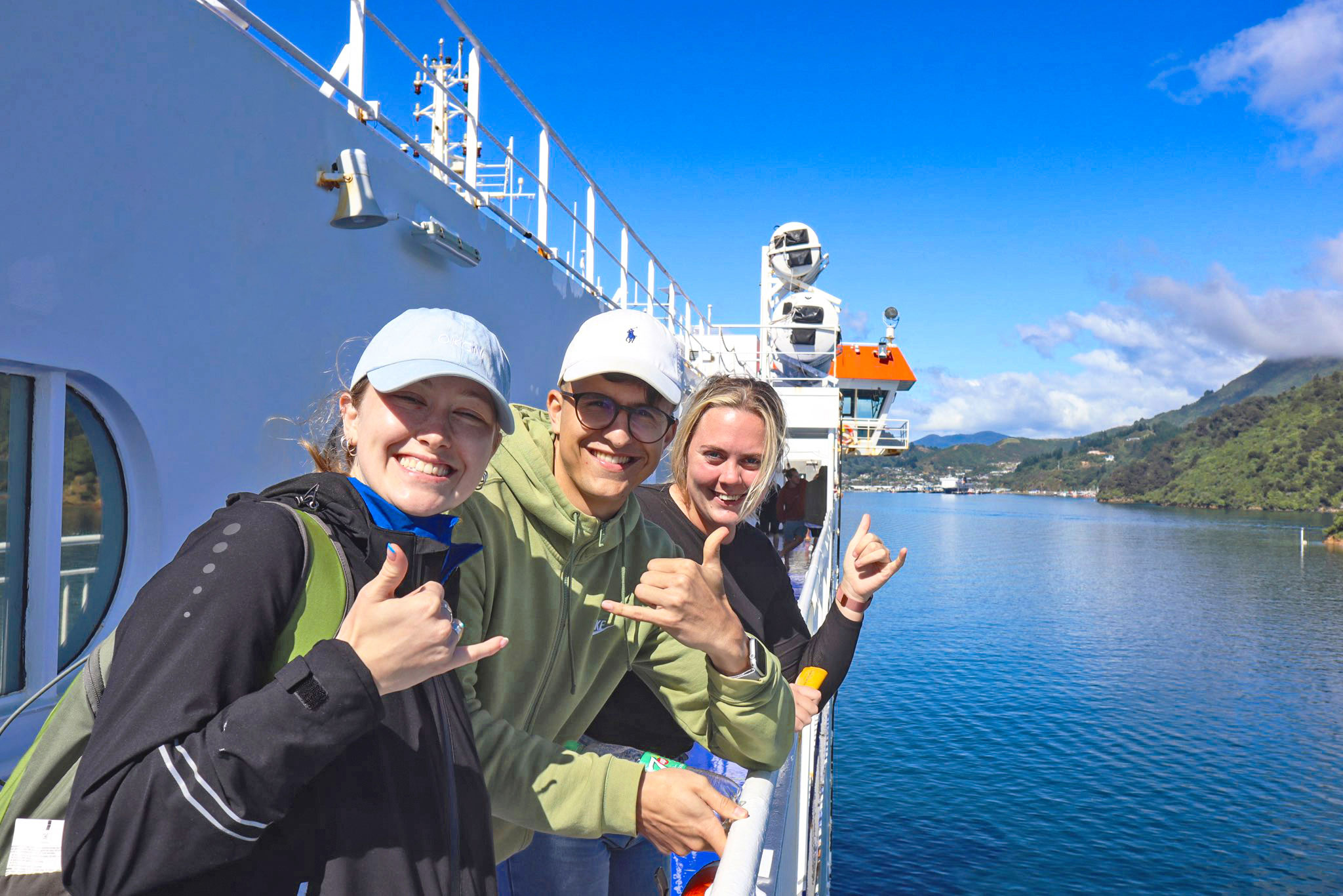 See Marlborough Sounds from a Ferry