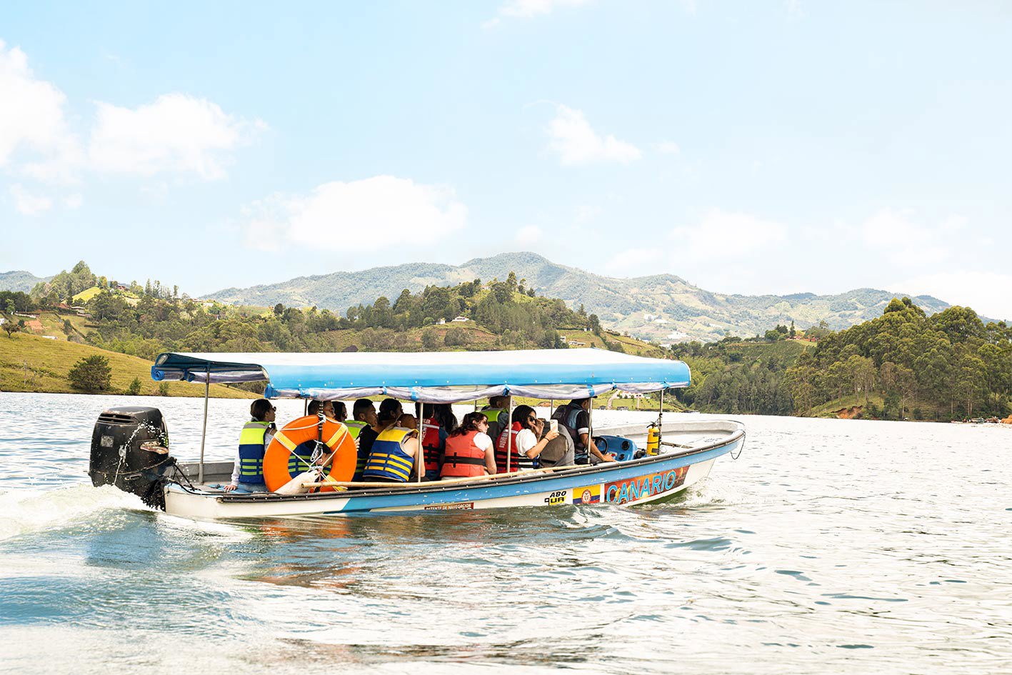 Enjoy a boat cruise to Guatapé Reservoir
