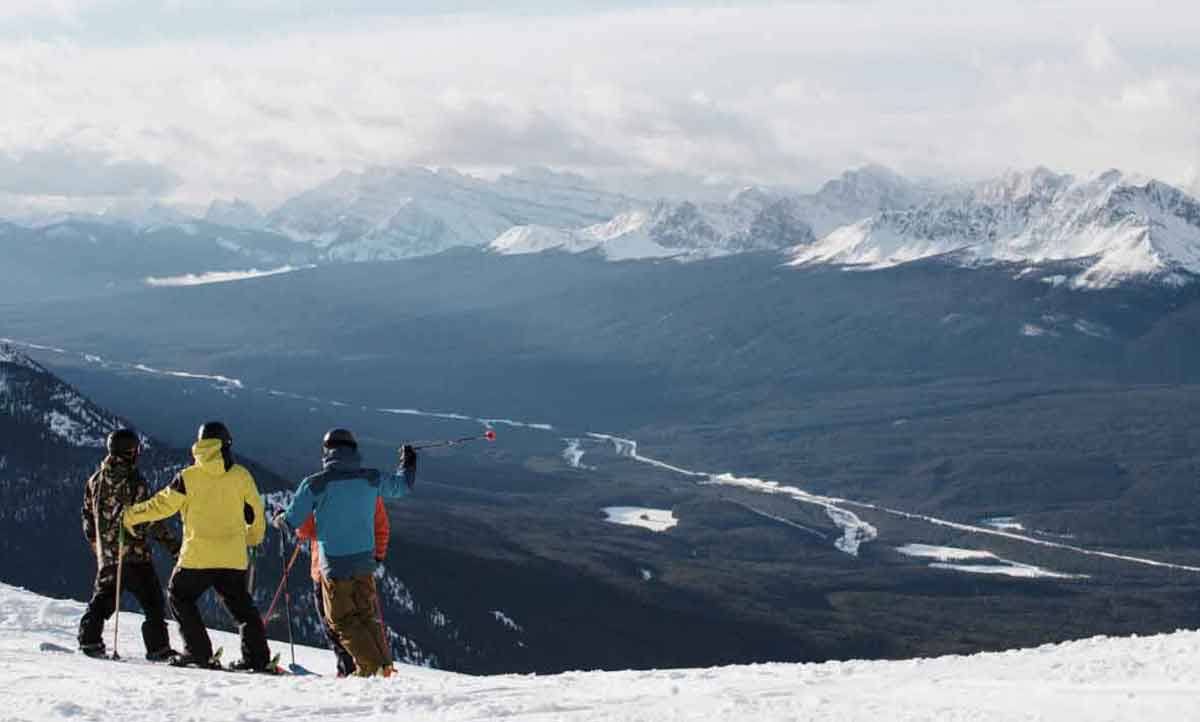 Skiing In Banff