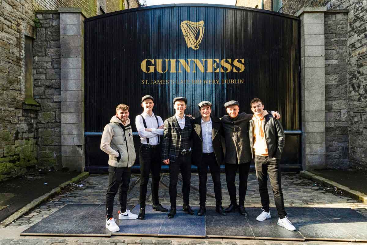 Group Of People At The Guiness Factory