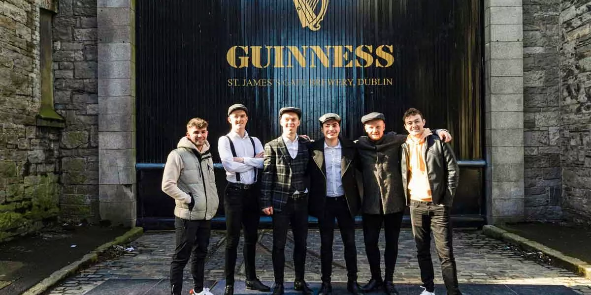 Group Of People At The Guiness Factory