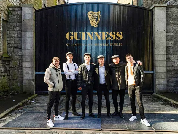 Group Of People At The Guiness Factory