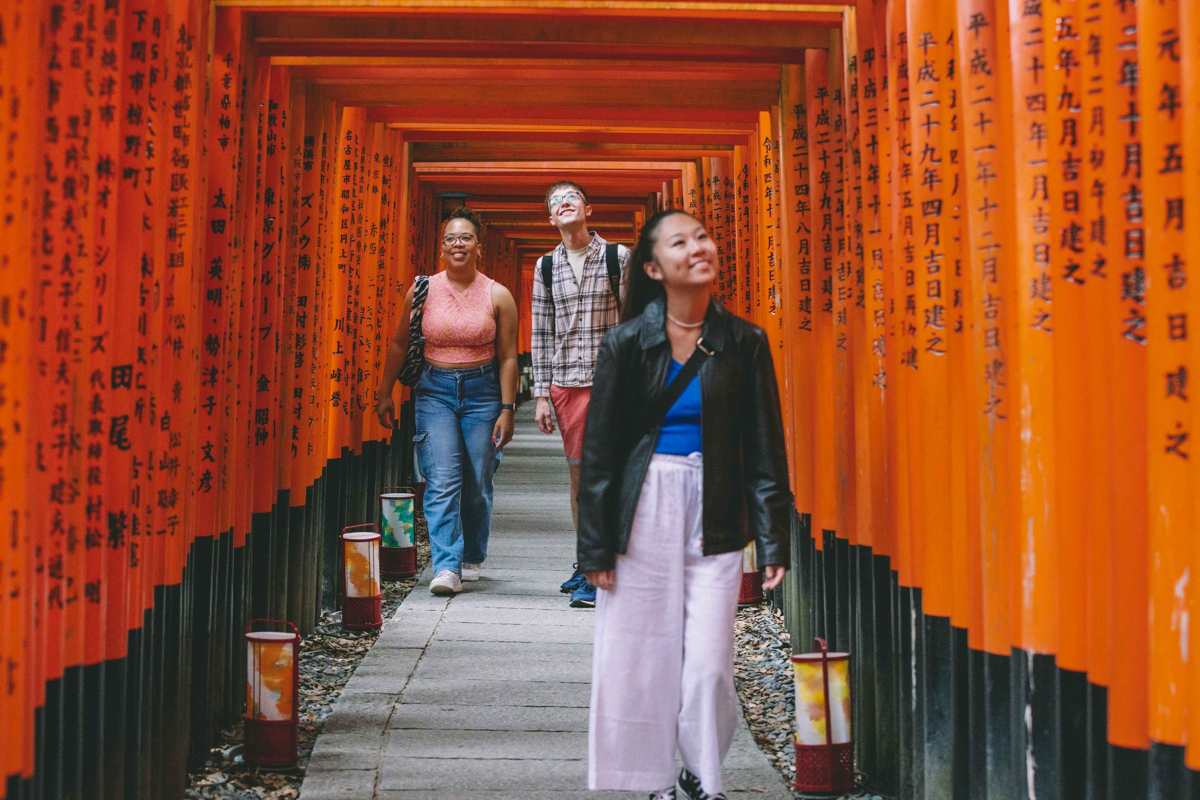 Young Travelers Exploring Japan