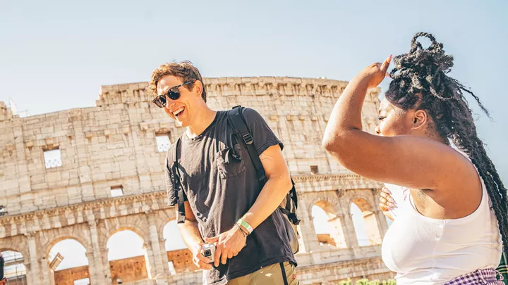 The Colosseum in Rome, Italy
