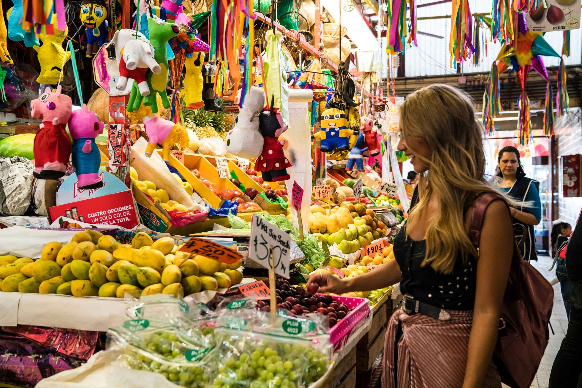Food Market Colorful Mexico