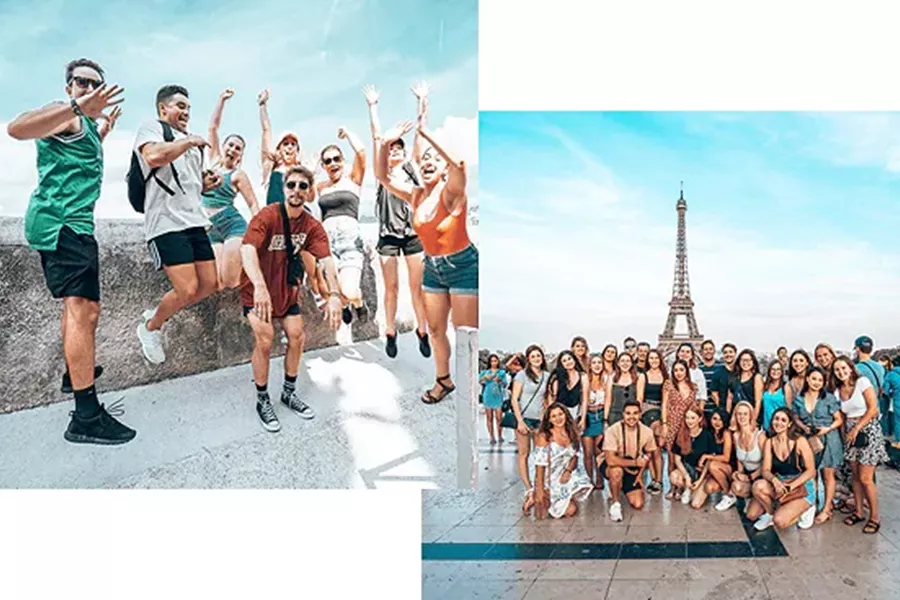 Group Sizes travellers in Paris
