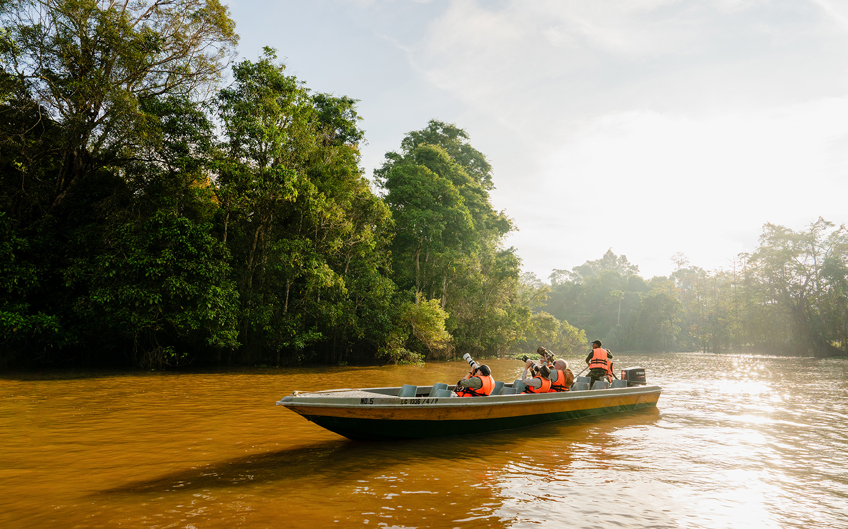 Cruise along the Kinabatangan River