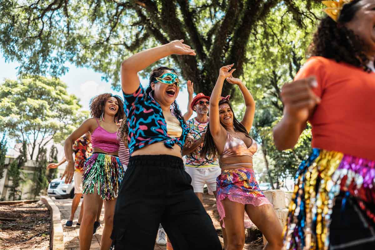 People Partying In Brazil