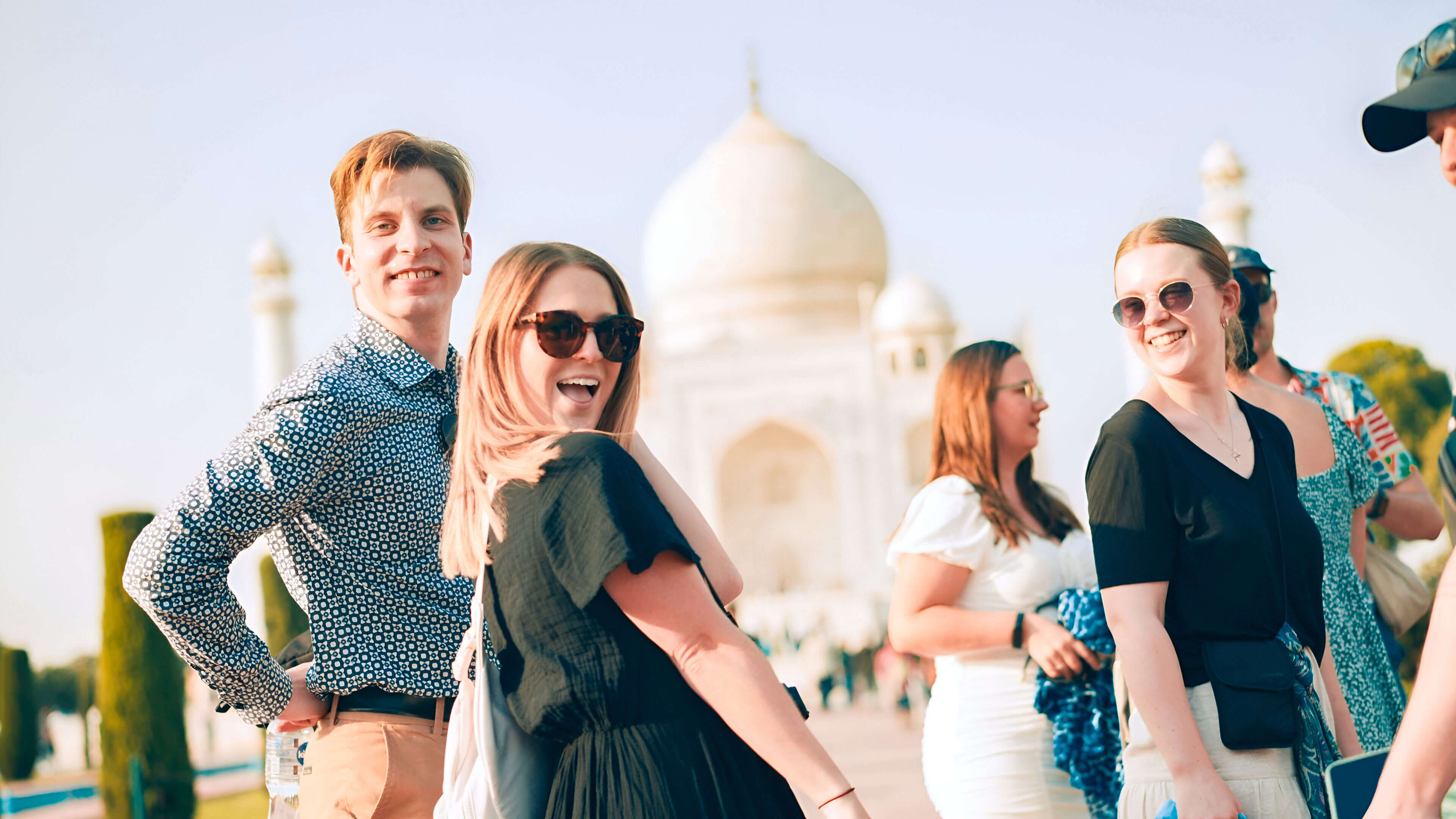 People Landmark As Background