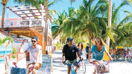 Riding Bikes In Belize