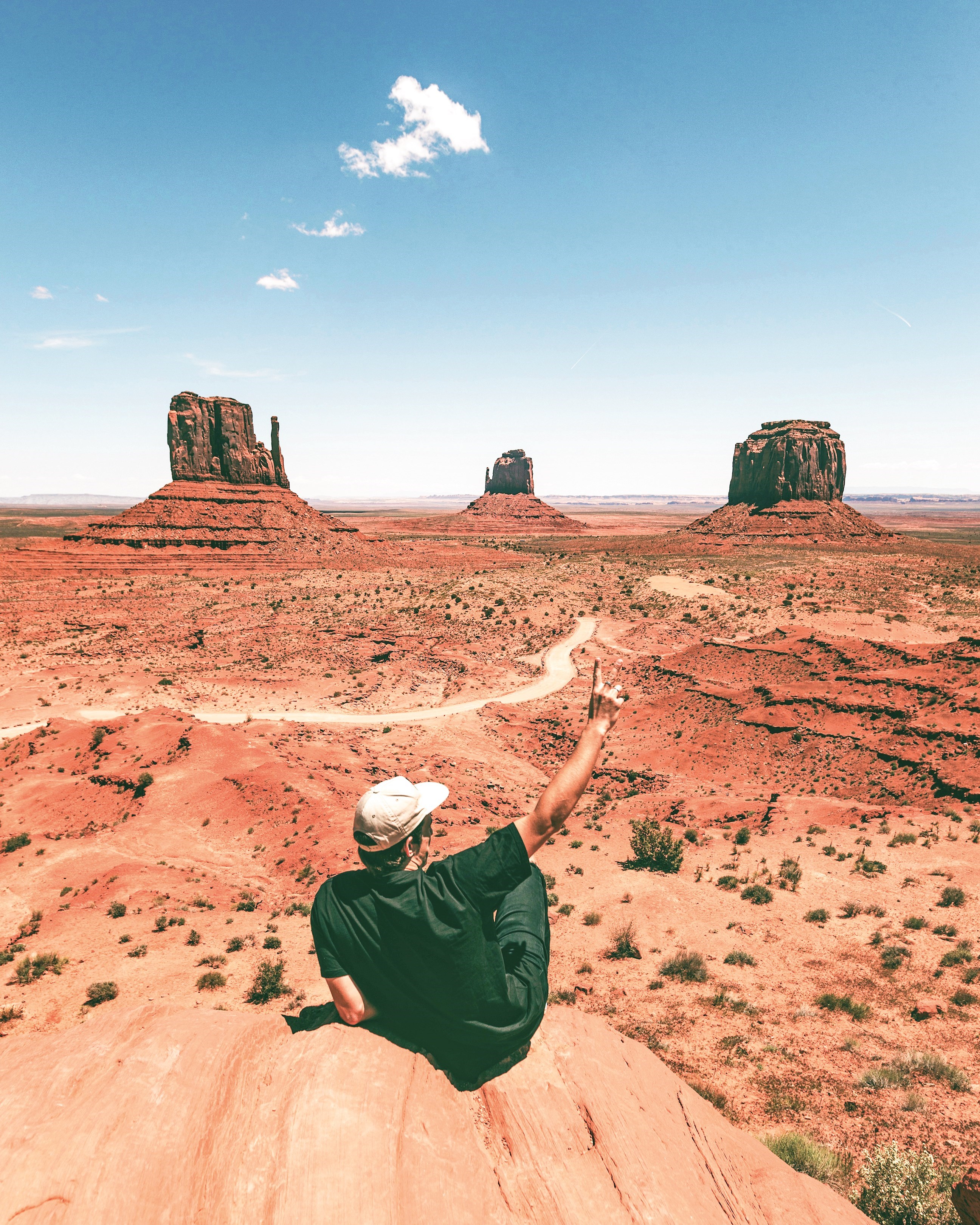 Pose at Monument Valley Tribal Park 