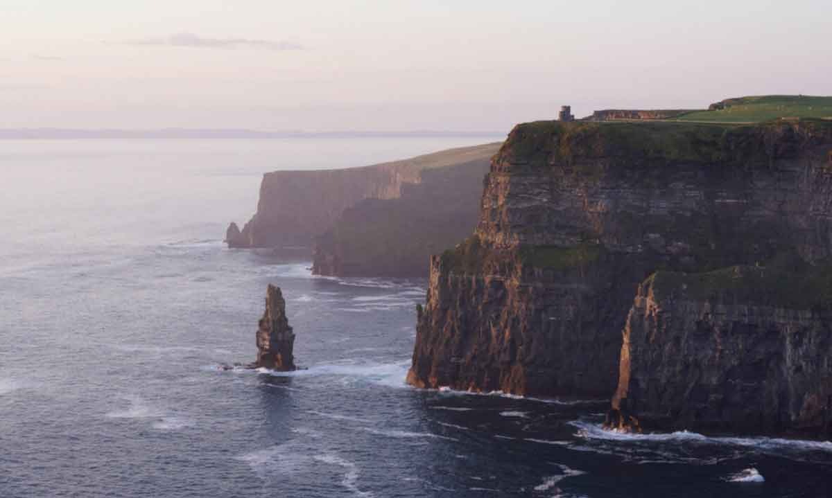 Ireland Coastlin Cliffs
