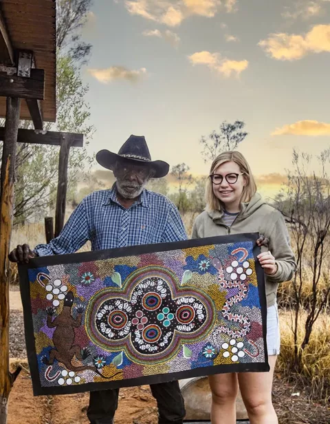 Discover the art of Anangu Dot Painting on a MTM Experience in Darwin, Australia