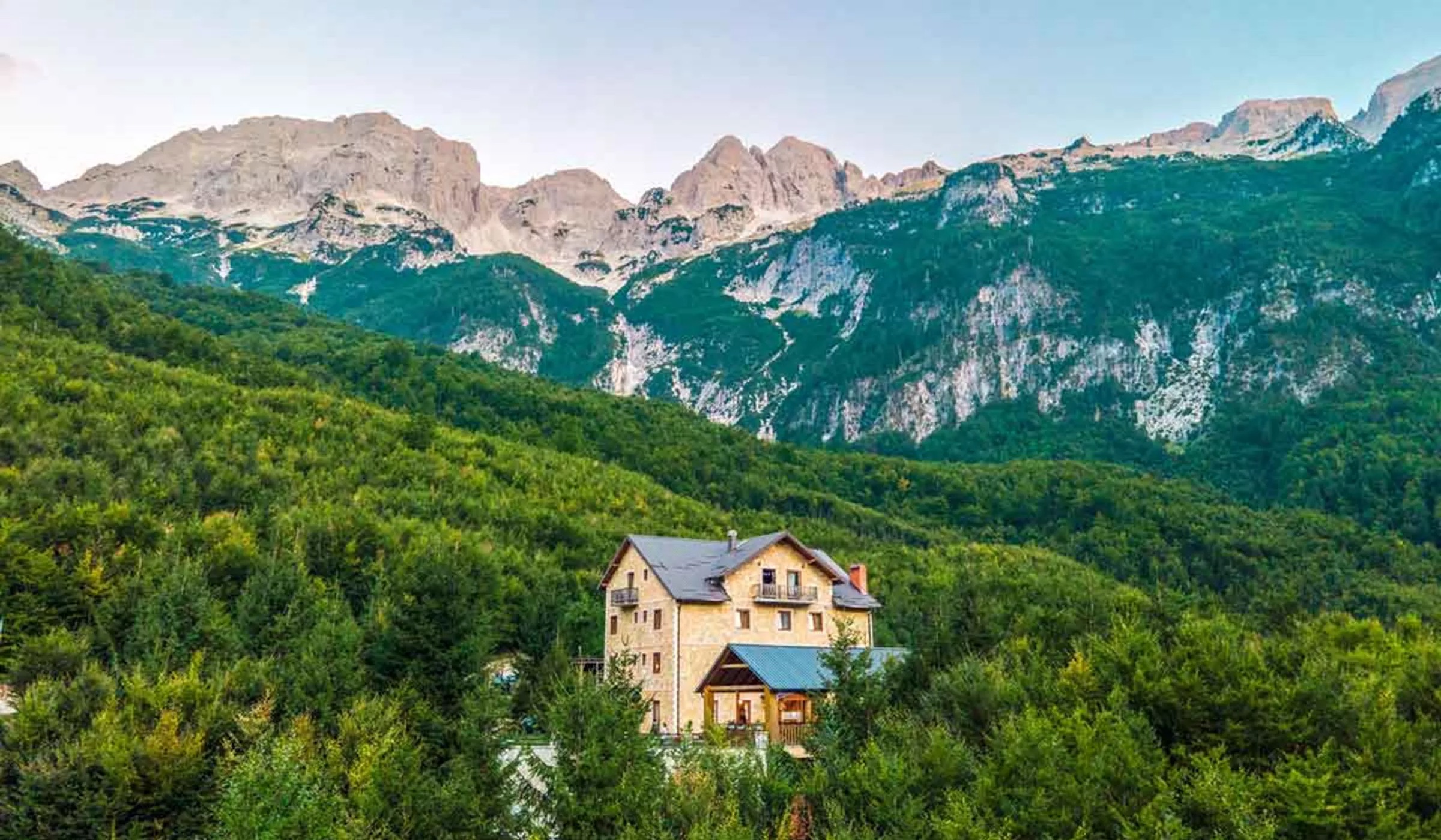 House in the mountains in Albania