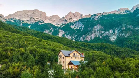 House in the mountains in Albania